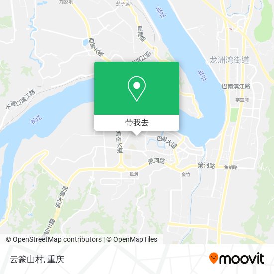 云篆山村地图