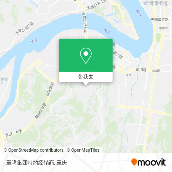 重啤集团特约经销商地图