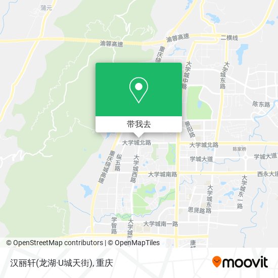 汉丽轩(龙湖·U城天街)地图