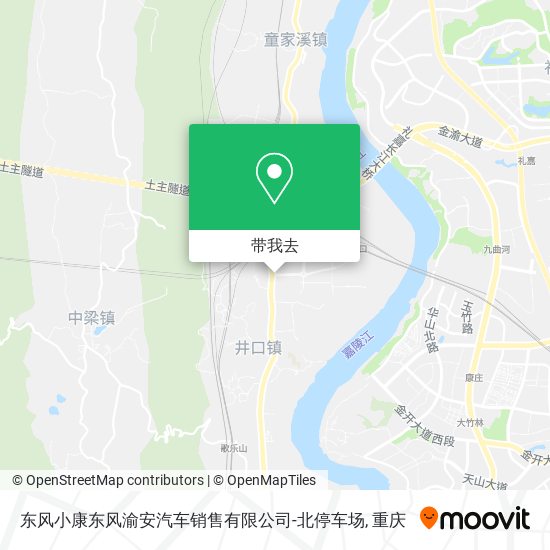 东风小康东风渝安汽车销售有限公司-北停车场地图