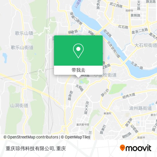 重庆琼伟科技有限公司地图