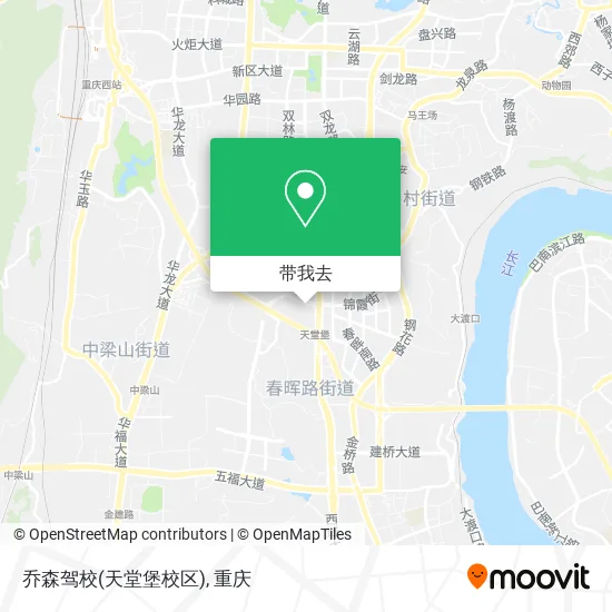 乔森驾校(天堂堡校区)地图