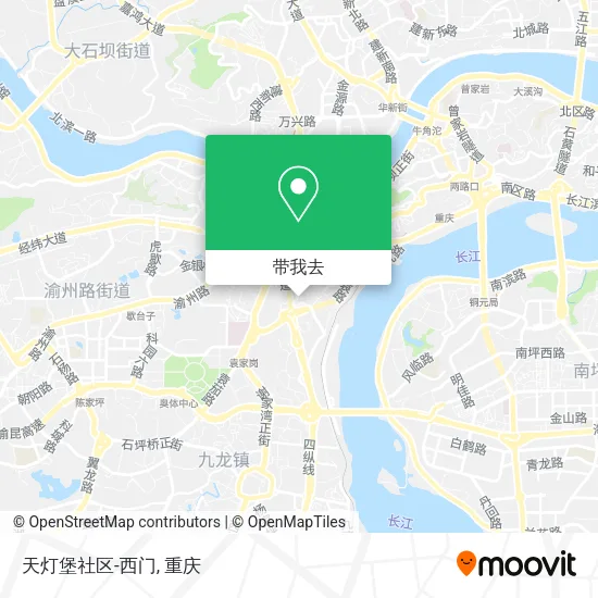 天灯堡社区-西门地图