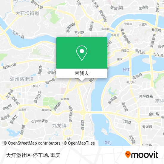 天灯堡社区-停车场地图
