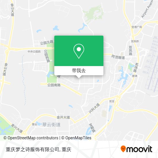 重庆梦之诗服饰有限公司地图