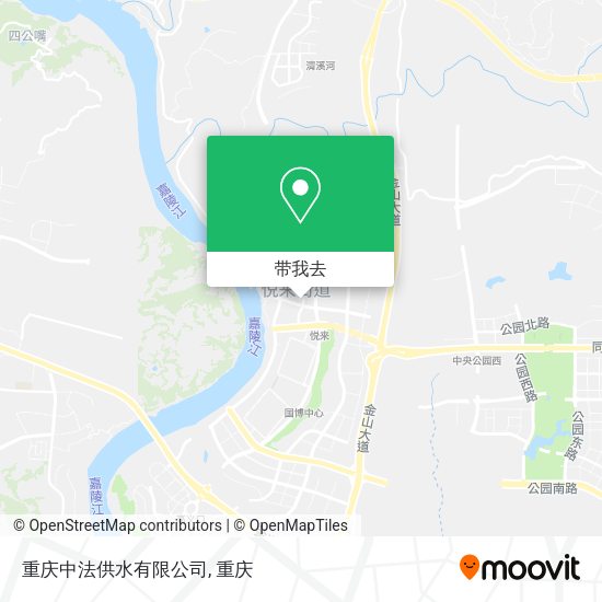 重庆中法供水有限公司地图