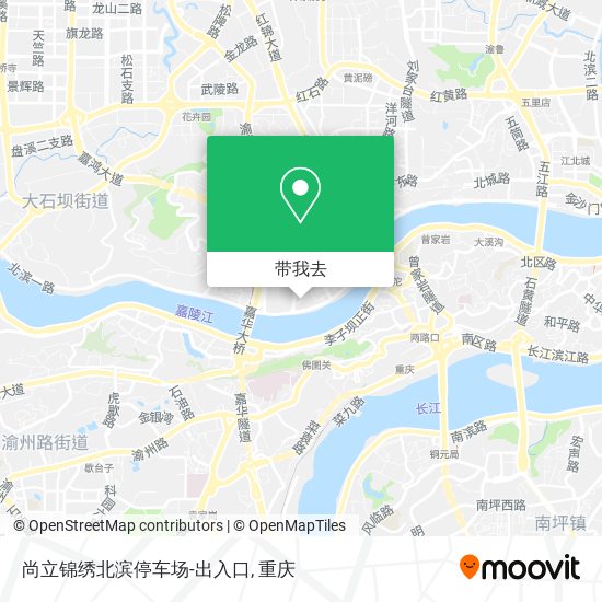 尚立锦绣北滨停车场-出入口地图