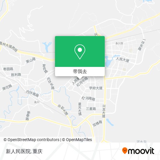 新人民医院地图