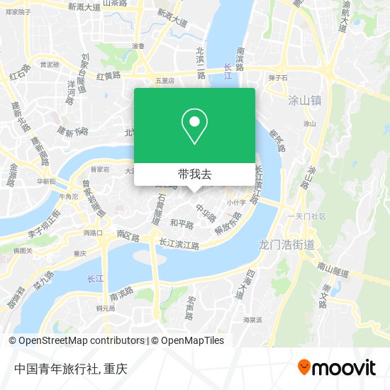 中国青年旅行社地图