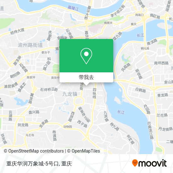 重庆华润万象城-5号口地图