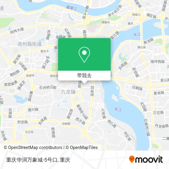 重庆华润万象城-5号口地图