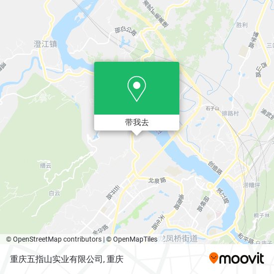 重庆五指山实业有限公司地图