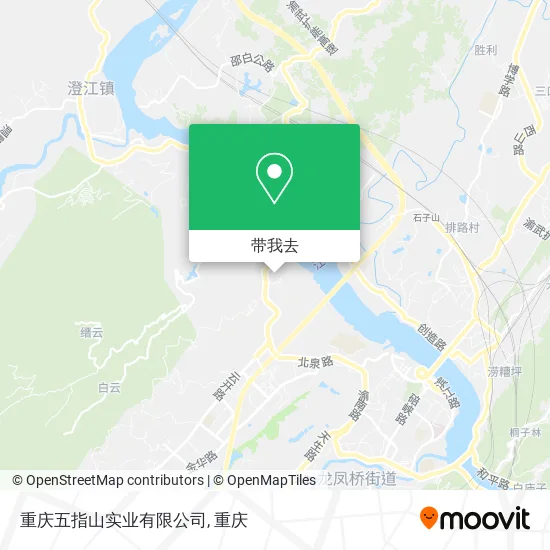 重庆五指山实业有限公司地图
