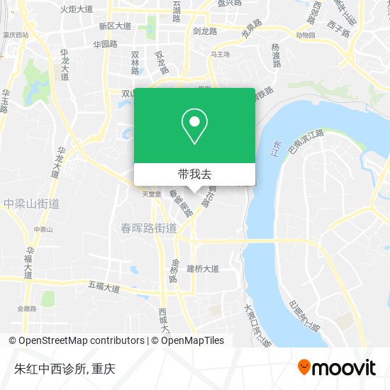 朱红中西诊所地图