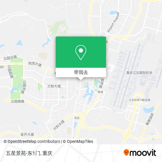 五星景苑-东1门地图