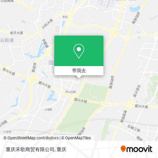 重庆禾歌商贸有限公司地图
