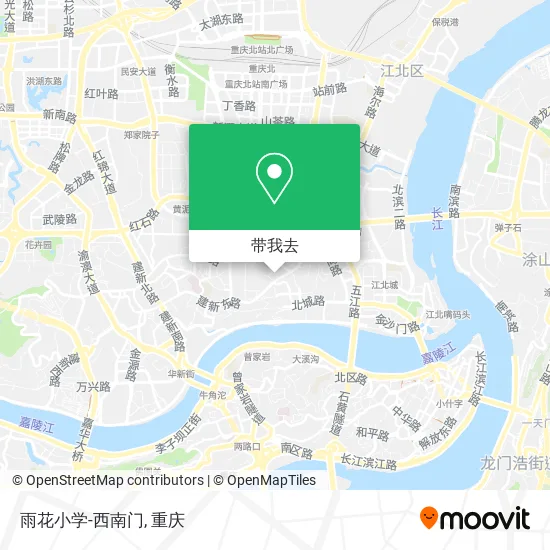 雨花小学-西南门地图
