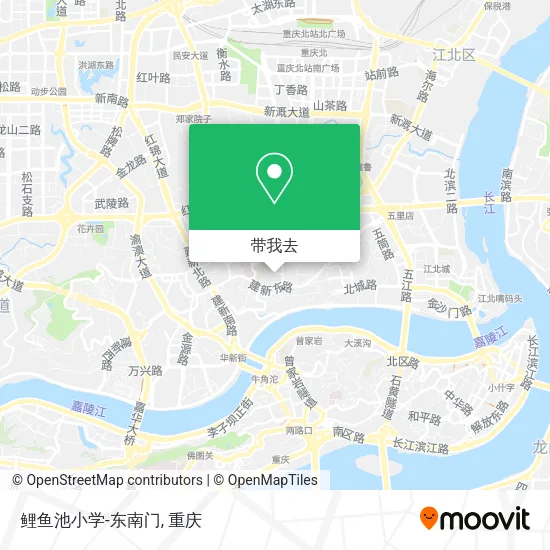 鲤鱼池小学-东南门地图