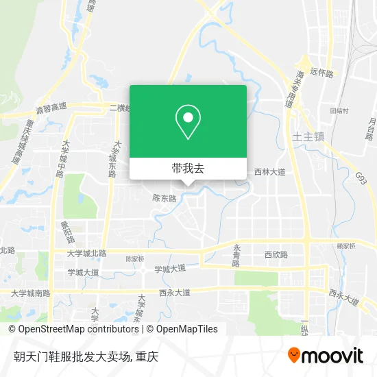 朝天门鞋服批发大卖场地图