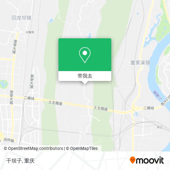 干坝子地图