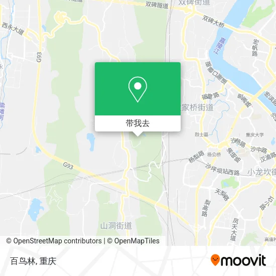 百鸟林地图