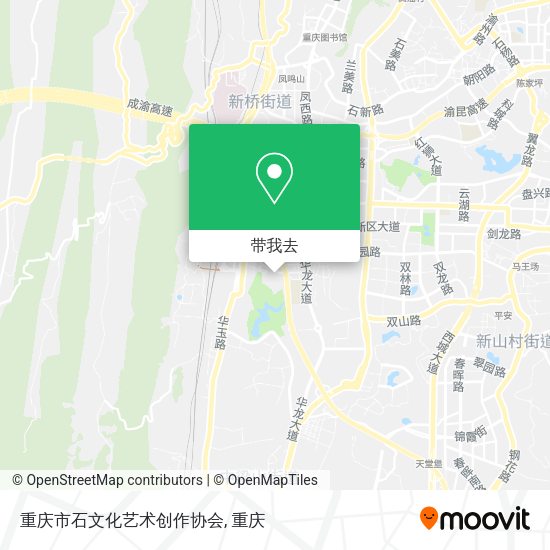 重庆市石文化艺术创作协会地图