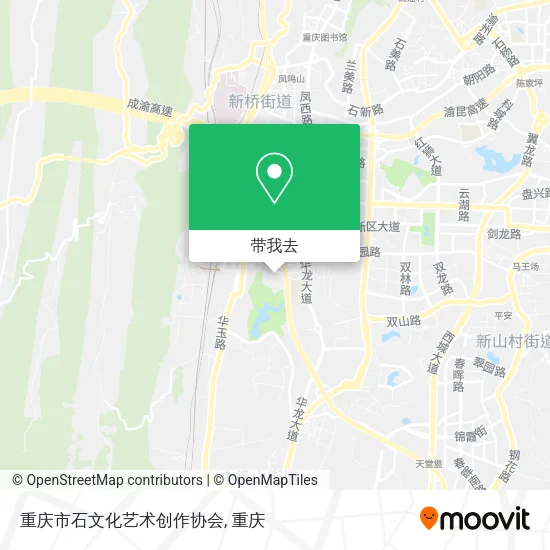 重庆市石文化艺术创作协会地图