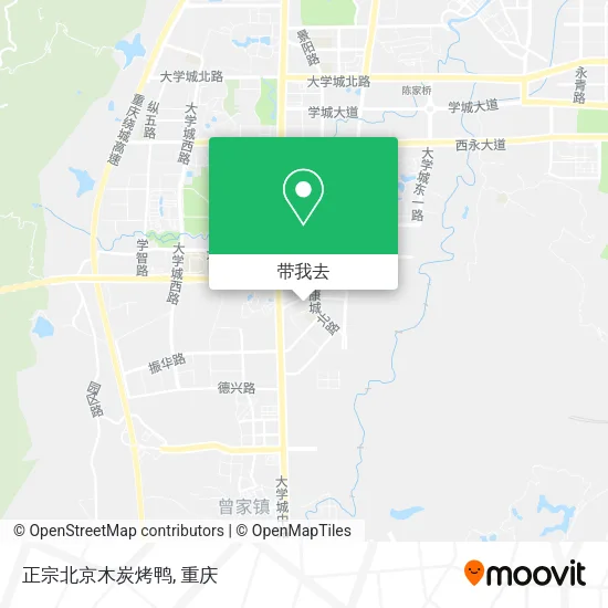 正宗北京木炭烤鸭地图
