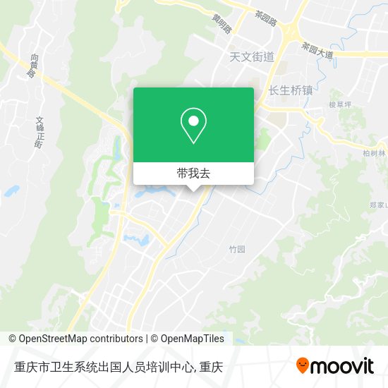 重庆市卫生系统出国人员培训中心地图