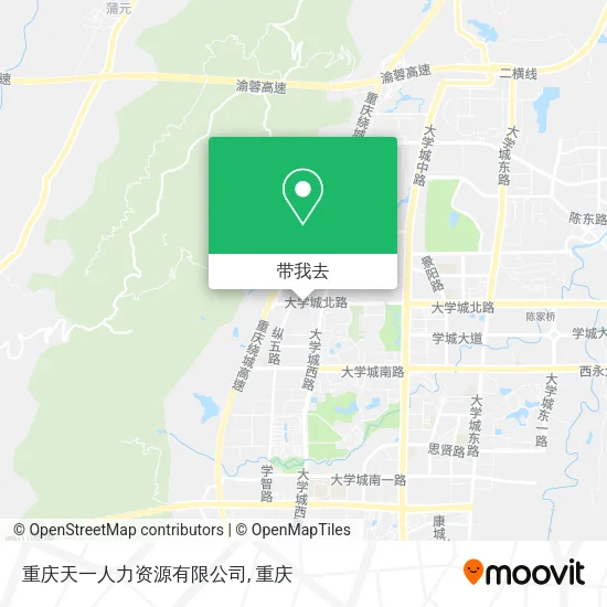 重庆天一人力资源有限公司地图