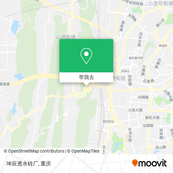 坤辰透水砖厂地图