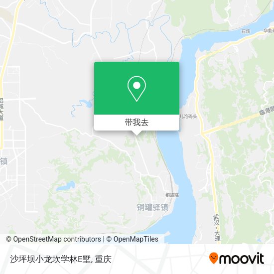 沙坪坝小龙坎学林E墅地图