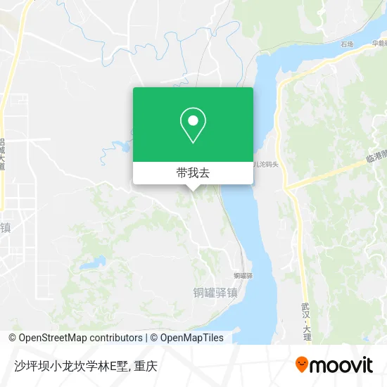 沙坪坝小龙坎学林E墅地图