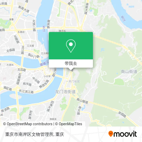 重庆市南岸区文物管理所地图