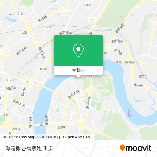 激流勇进-售票处地图