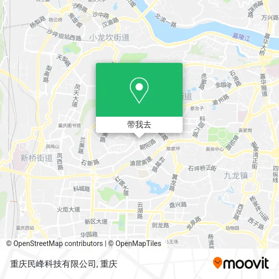重庆民峰科技有限公司地图
