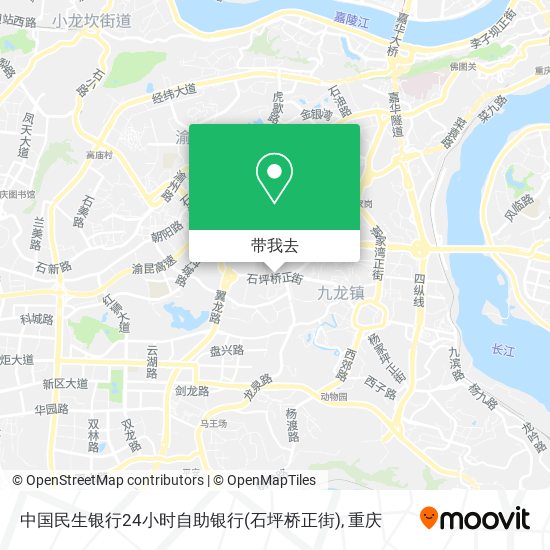 中国民生银行24小时自助银行(石坪桥正街)地图