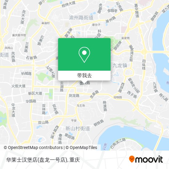 华莱士汉堡店(盘龙一号店)地图