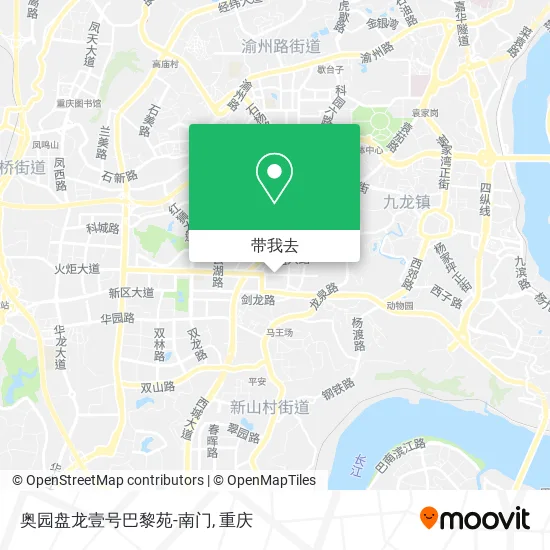 奥园盘龙壹号巴黎苑-南门地图