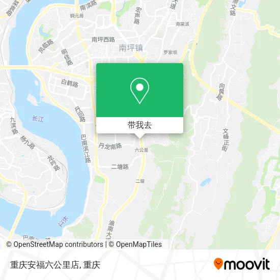 重庆安福六公里店地图