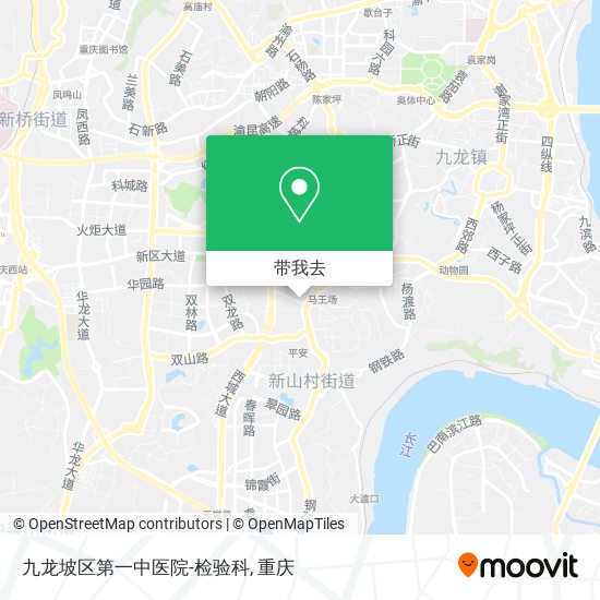 九龙坡区第一中医院-检验科地图