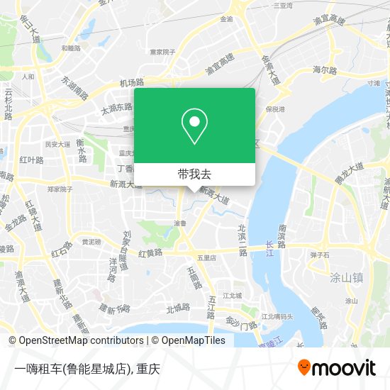 一嗨租车(鲁能星城店)地图