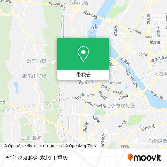 华宇·林泉雅舍-东北门地图
