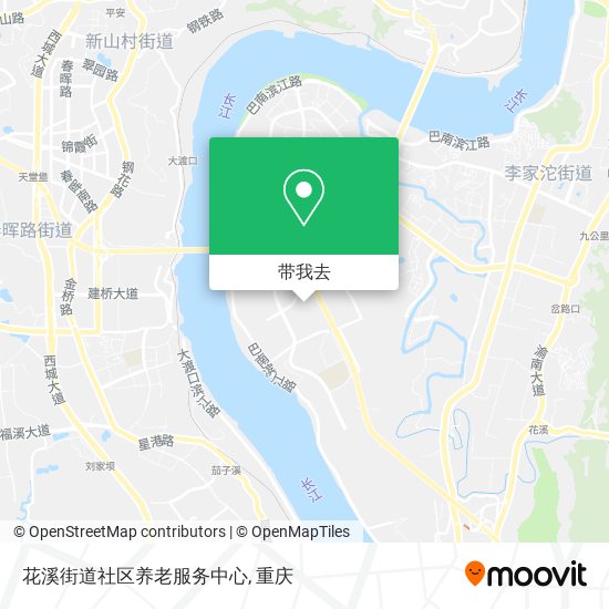 花溪街道社区养老服务中心地图
