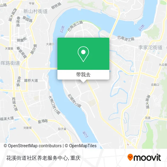 花溪街道社区养老服务中心地图