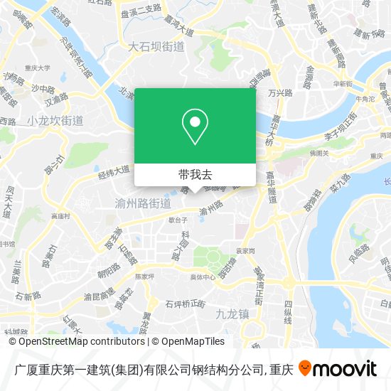 广厦重庆第一建筑(集团)有限公司钢结构分公司地图