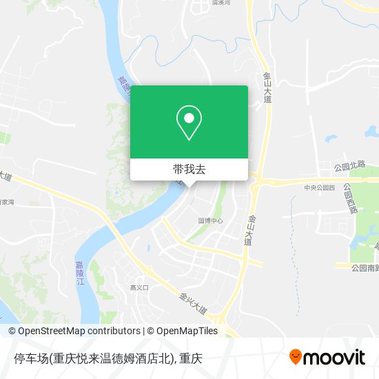 停车场(重庆悦来温德姆酒店北)地图
