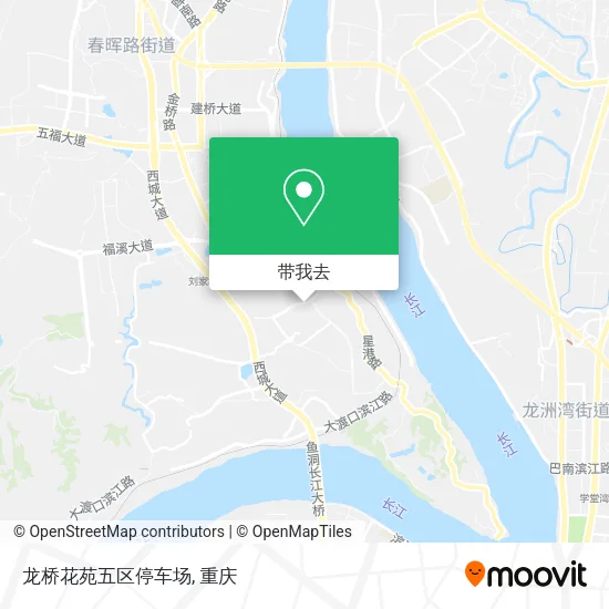 龙桥花苑五区停车场地图