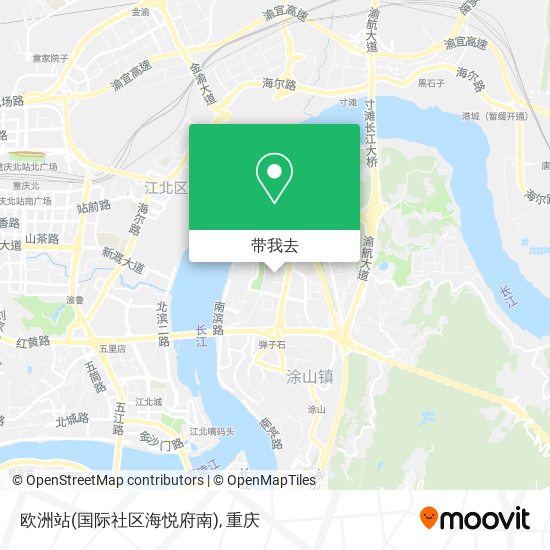 欧洲站(国际社区海悦府南)地图