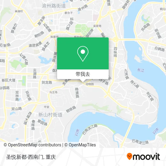 圣悦新都-西南门地图